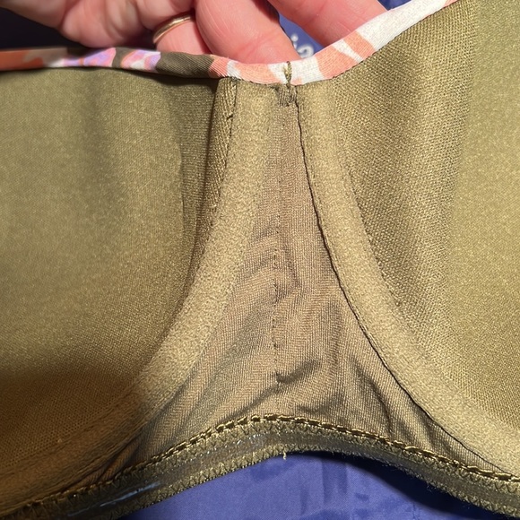 NWT - Seafolly Women's Bustier Bandeau Bikini Top - Paradise Garden Avocado - 12 - Picture 13 of 14
